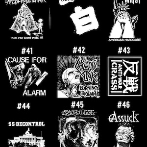 Patches - punk hardcore crust thrash anarcho-punk jap-core grind