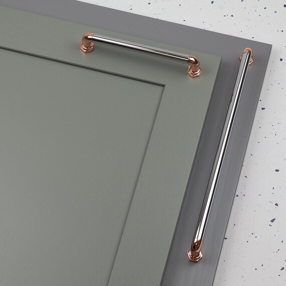 Maniglie Armadio In Alluminio Autoadesive - Set 2 Pezzi Con Viti, Interasse 160mm Per Cucina E Mobili - Foto 12