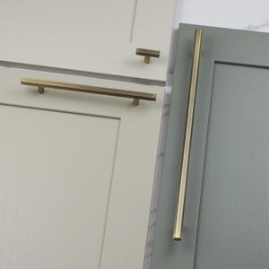 Antike Messing Hexagon Bar Griffe gebürstet Dark Gold Schrank T-Bar Knauf & ziehen Küchenschrank Tür Schublade Möbel Kleiderschrank Trend Hardware