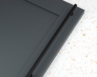 Matt Black Hexagon Kitchen Cabinet Handle 320mm Bedroom Bathroom Pan Drawer Cupboard Wardrobe Unit House Furniture