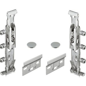 Traser 6 Concealed Cabinet Hanger Set Rapid Fitting Cover Caps & Wall Plates