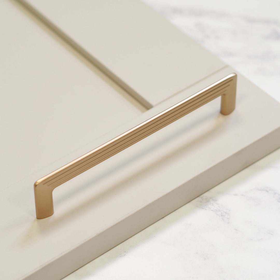 160mm Champagne Gold Soft Brass Kitchen D Handle Etsy UK