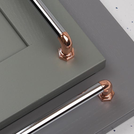 Maniglie Armadio In Alluminio Autoadesive - Set 2 Pezzi Con Viti, Interasse 160mm Per Cucina E Mobili - Foto 4