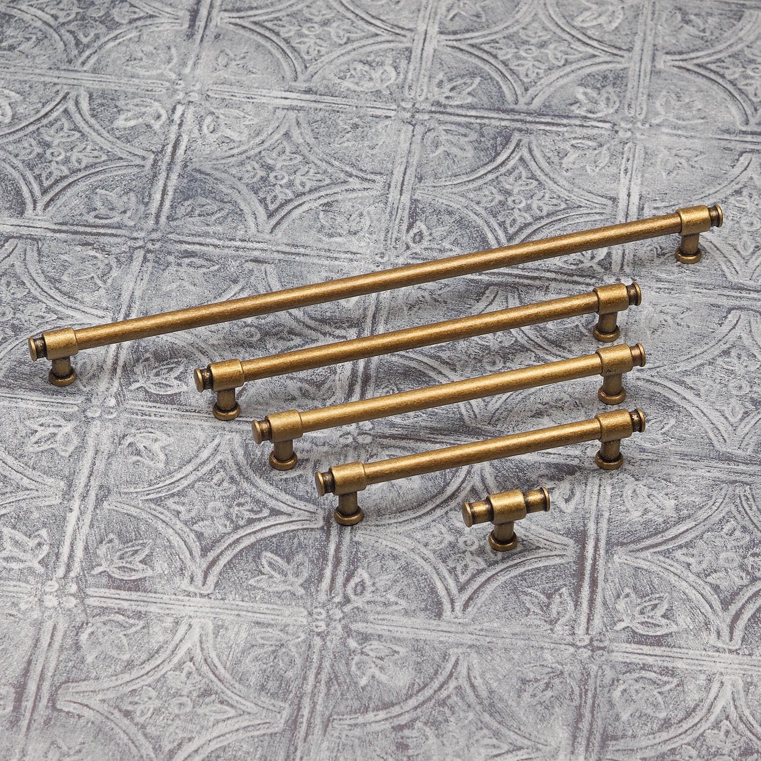 Grifo De Lavabo De Cocina De Latón Antiguo De Doble Manija | Cuotas Sin