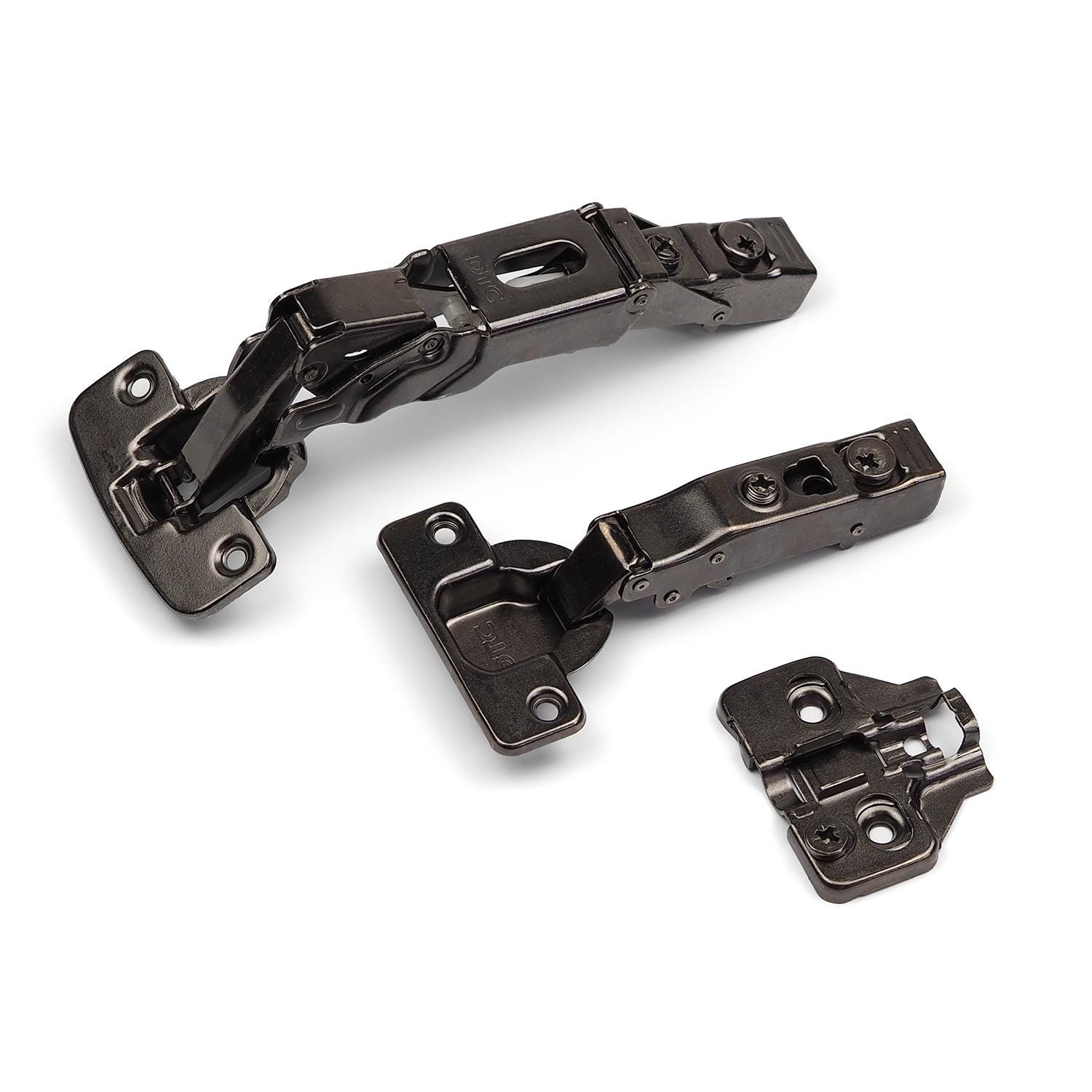 Bisagras para gabinetes de cierre suave de color gris oscuro de 110 grados  y 155 grados y placa atornillable para puertas de alacena de cocina con  revestimiento completo, herrajes DTC antracita - Etsy México, image size:1500x1500