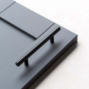 Matt Black Steel Kitchen Cabinet Round T Bar Handle 96mm Bedroom Bathroom Cabinet Cupboard Door Drawer Wardrobe Pulls Furniture