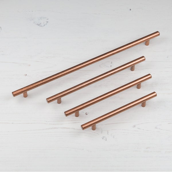 Antique Copper Kitchen Cabinet Bar Handles 128mm 160mm 192mm 320mm Bathroom Bedroom Door Drawer Wardrobe Cupboard Furniture Pulls