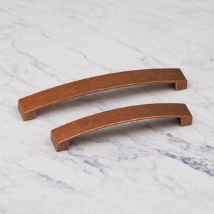 Manijas de cobre antiguo para armario de cocina, de 128 mm y 160 mm, para puertas de armarios, cajones, muebles de dormitorio, de repuesto, reciclables.