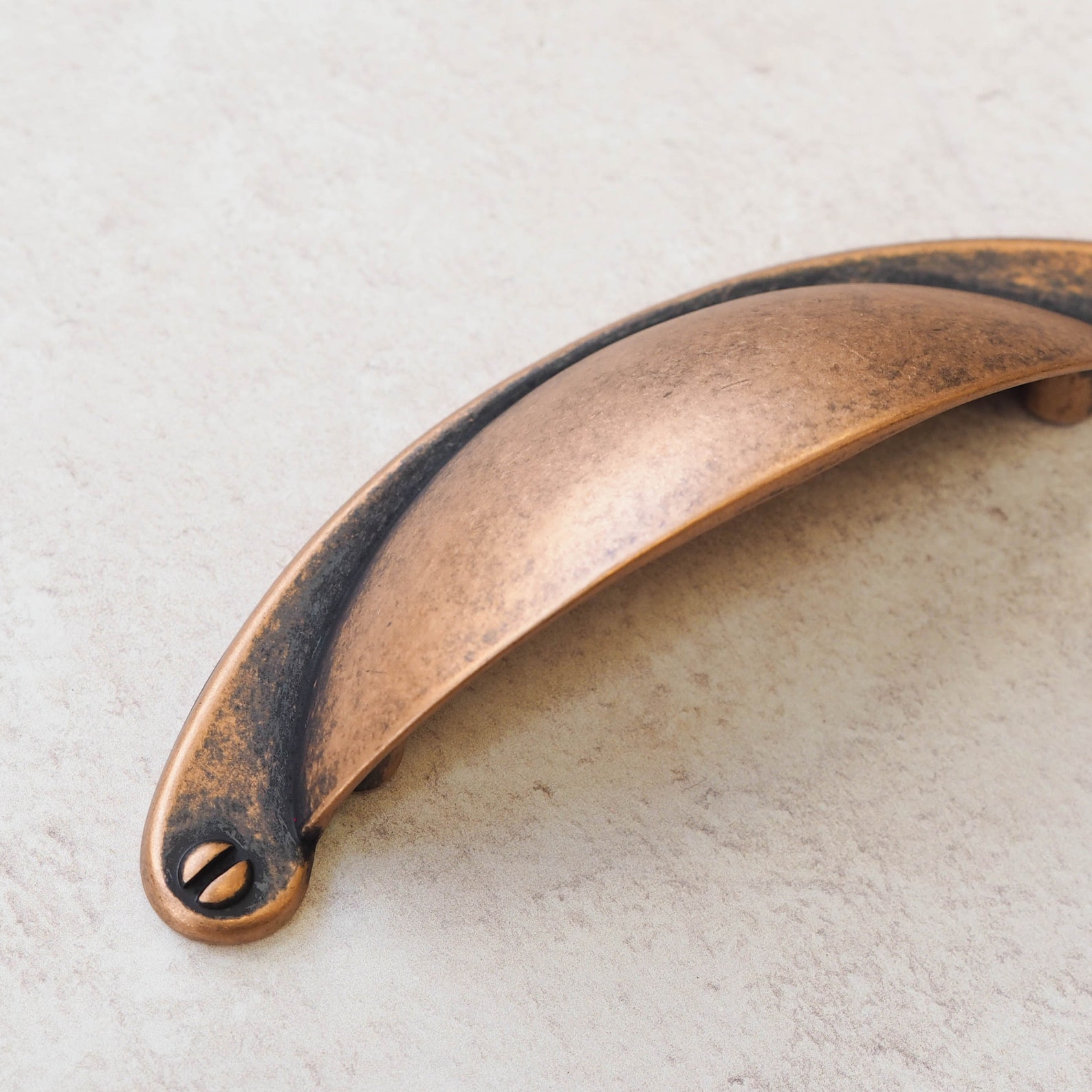 64mm Antique Copper Cup Handles Kitchen Cupboard Etsy UK