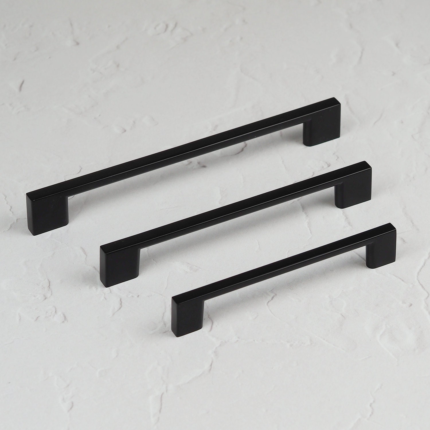 dresser handles black LBFEEL 5.25" Walnut Wood Drawer Pull Handle Knob Pulls Kitchen Cabinet Pull Hardware (5.25" Hole Centers) bathroom vanities Black Drawer Pulls at