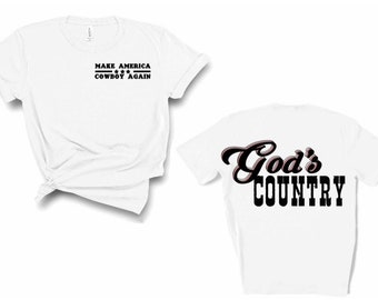 Make America Cowboy Again Shirt - Etsy