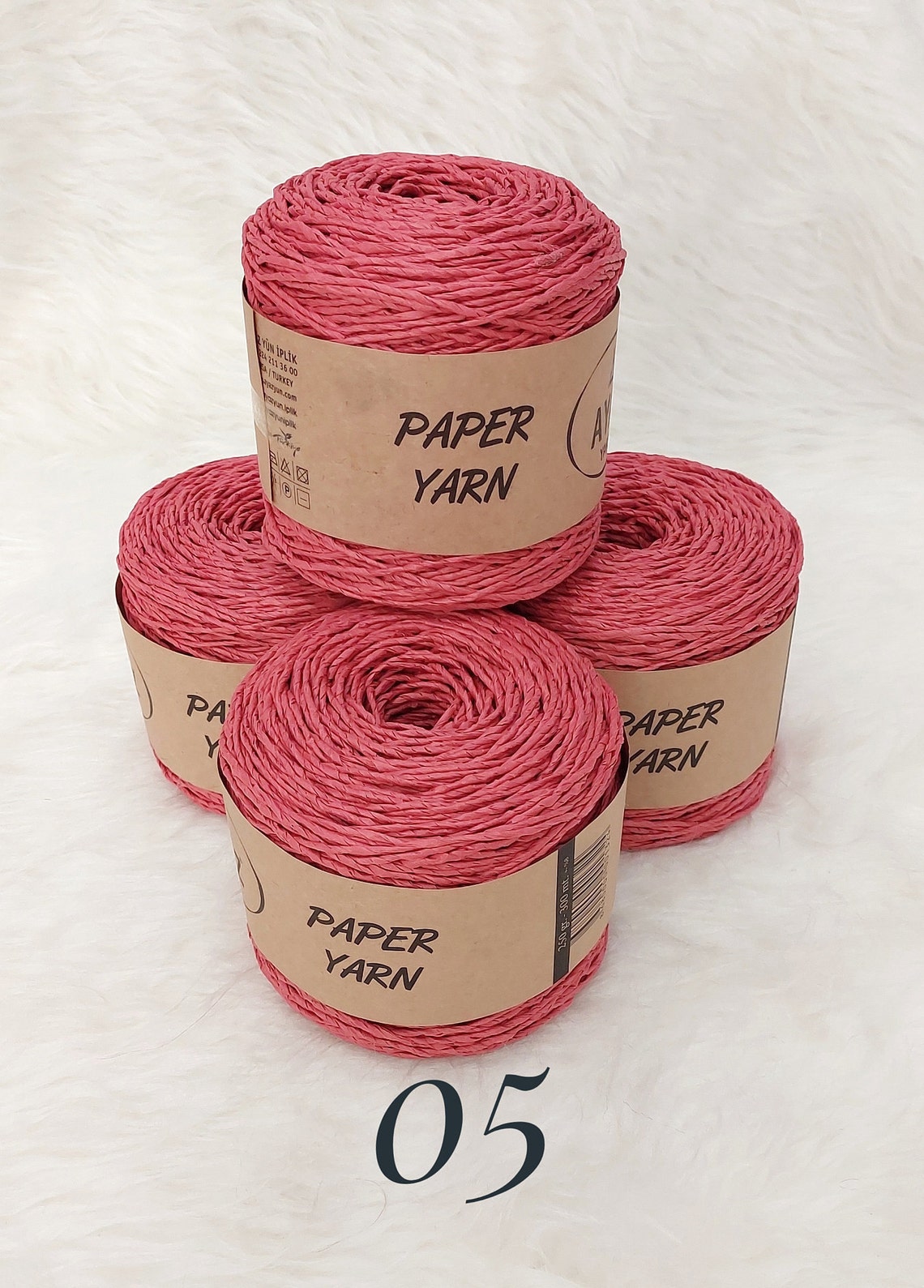 Paper yarn / Raffia paper / Macrame raffia yarn / Crochet Etsy