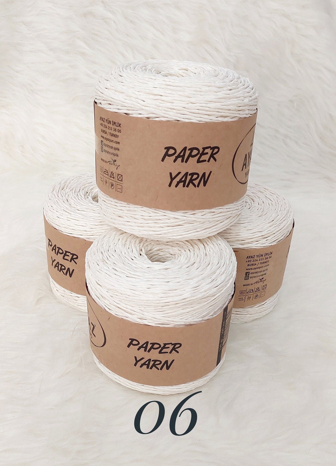 Paper yarn / Raffia paper / Macrame raffia yarn / Crochet Etsy