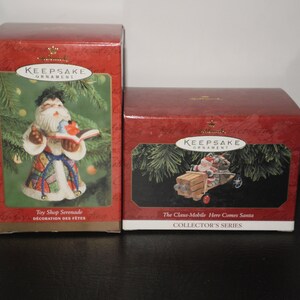 Hallmark Keepsake Santa Christmas Ornament Pick your Favorite