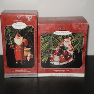 Hallmark Keepsake Santa Christmas Ornament Pick your Favorite