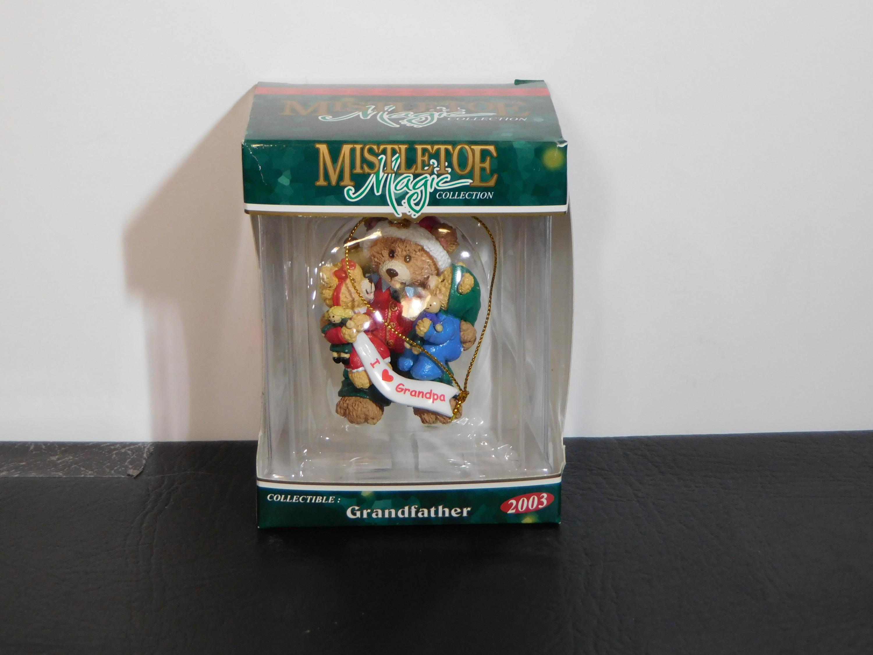 Mistletoe Magic Collection Grandfather 2003 Christmas Ornament