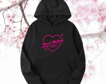 Twice Heart Shaker Logo Unisex Hoodie Twice Hoodie Kpop Etsy
