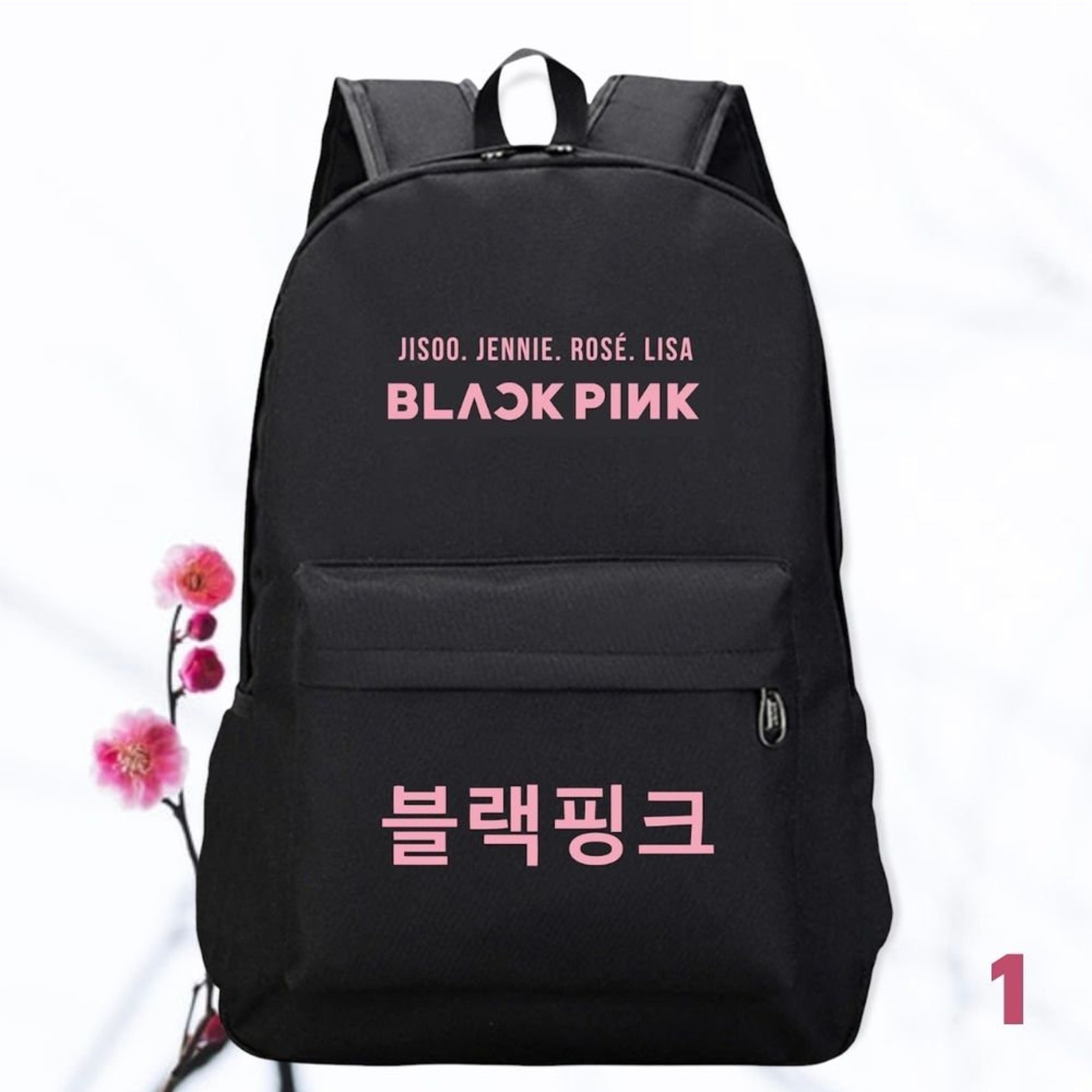BLACKPINK Backpacks School Bag Kpop Backpack Black Daypack Etsy