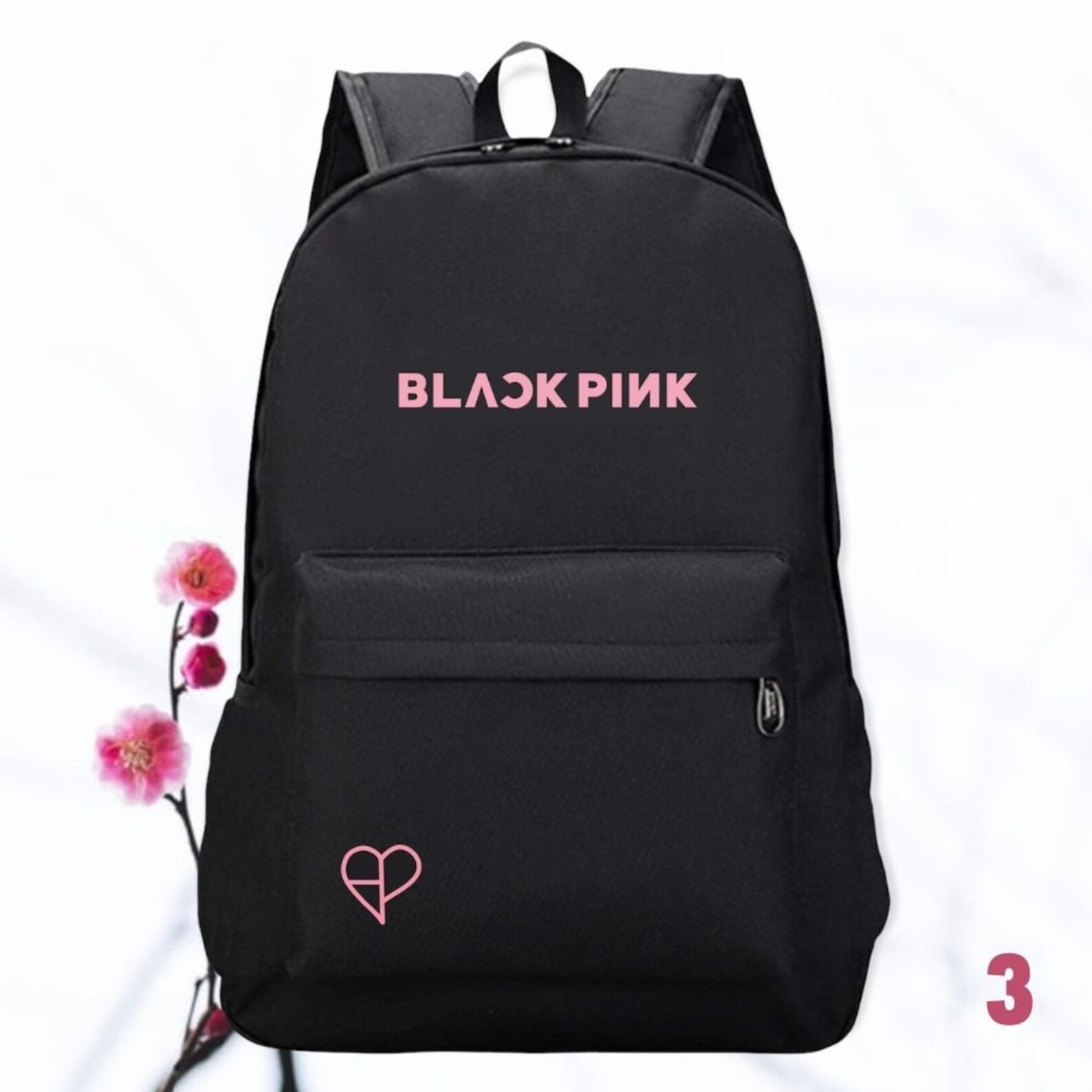BLACKPINK Backpacks School Bag Kpop Backpack Black Daypack Etsy