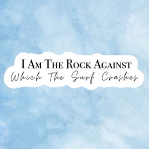 Rock Against the Surf | acotar, acosf, sjm, valkyrie, nesta, gwyn, emerie, book quotes, bookish, books, silver flames, book stickers