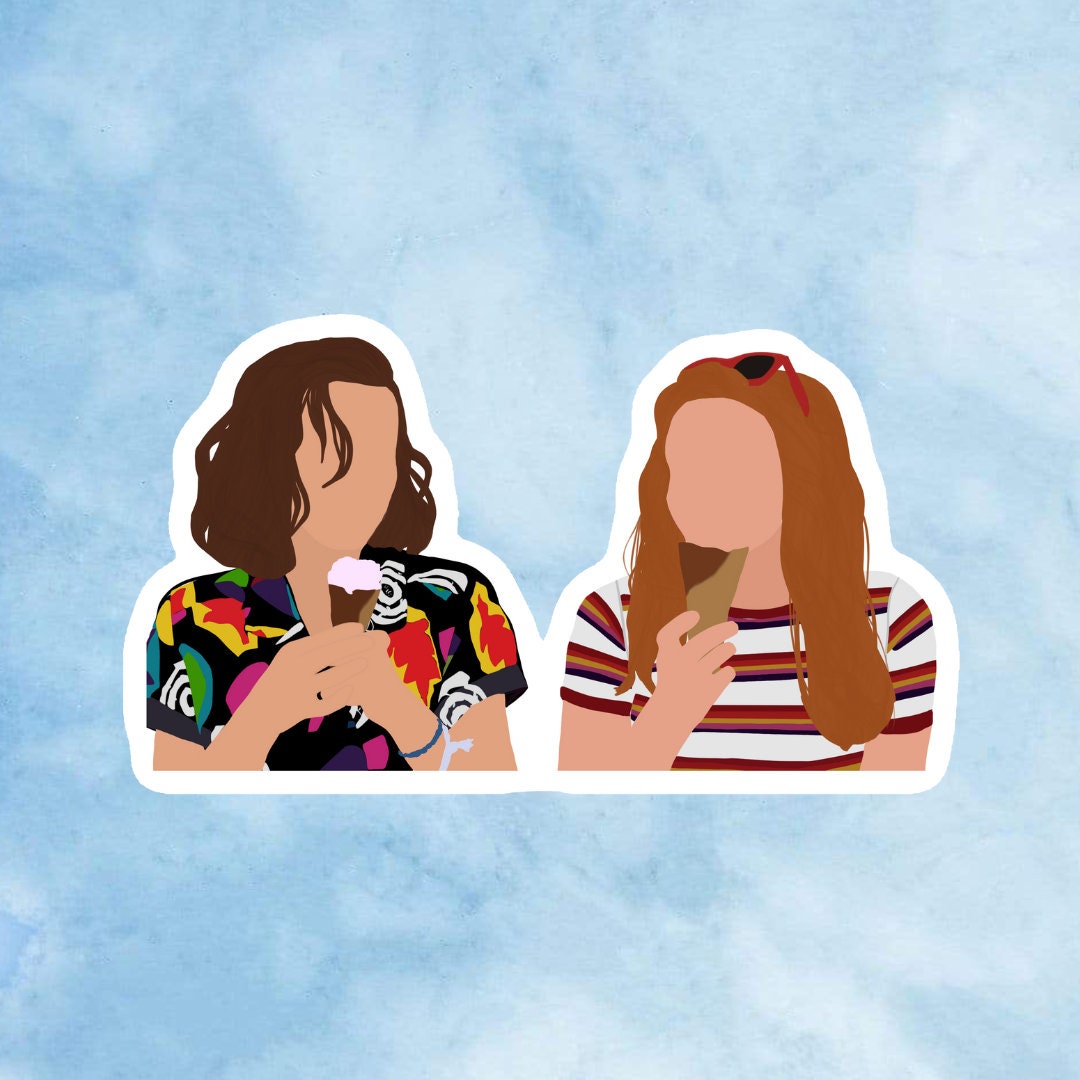Dessin Stranger Things Max Et Eleven Max and Eleven Stranger Things Eleven Hopper El Max - Etsy Canada