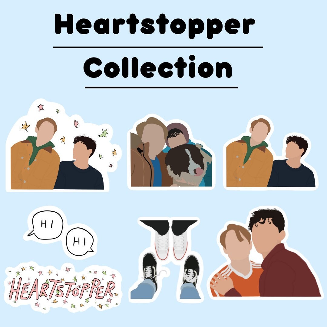 Heartstopper Sticker Pack Heartstopper Comic Heartstopper Etsy Australia