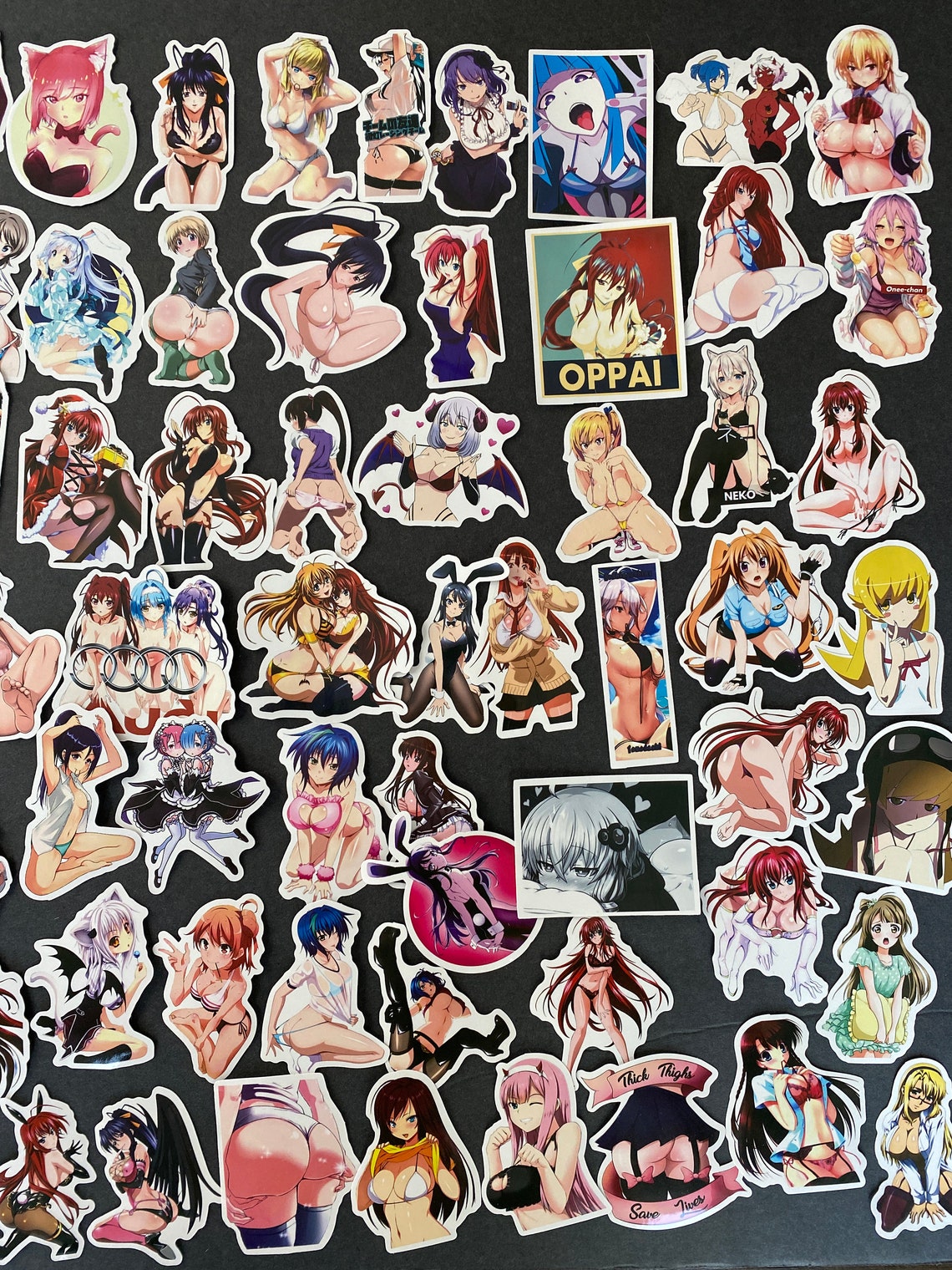 100pcs Japanese Anime NSFW Bikini Sexy Girl Themed Waterproof Etsy