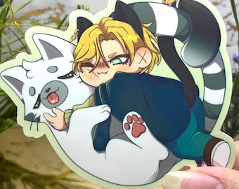 Obey Me Satan Chibi Sticker