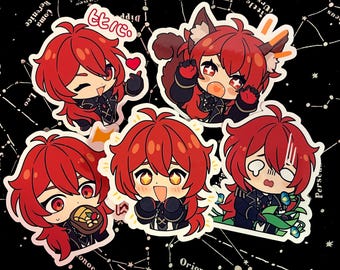 Genshin Diluc Emote Stickers