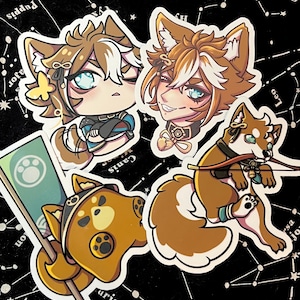 Genshin Gorou Stickers