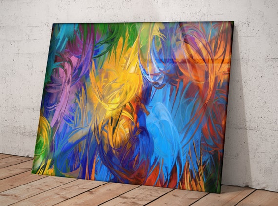 Large Glass Wall Art-fused Glass Wall Art-home Decor-wall - Etsy