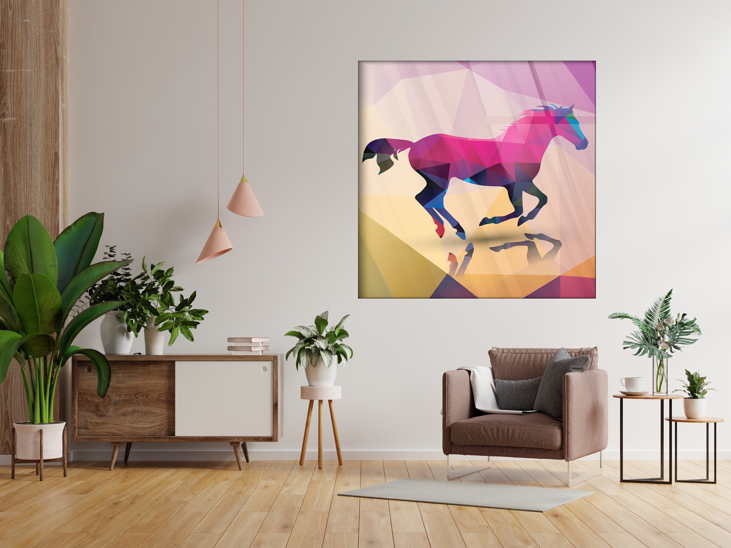 Large Glass Wall Art-Fused Glass Wall Art-Home Decor-Wall | Etsy