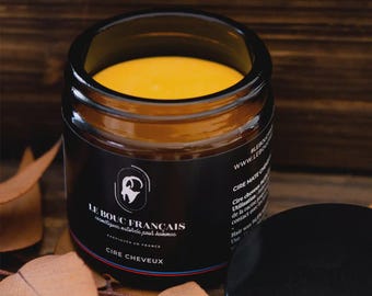 Cera per capelli da uomo biologica, tenuta forte, finitura opaca – Pino delle Landes – 94,8% naturale – Non unge – Prodotto in Francia – 50 ml