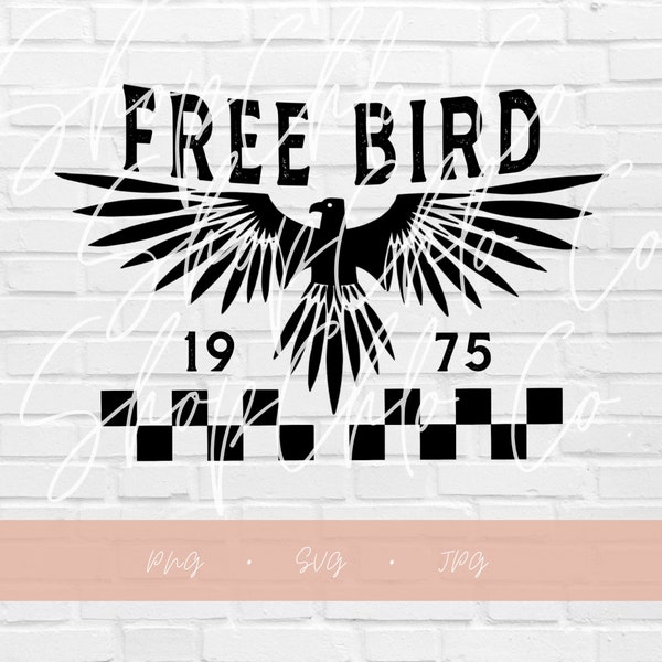 Retro Free Bird PNG | graphic tee png • svg | graphic tee idea band graphic graphic tee Metallica nirvana band tee pg retro vintage graphic