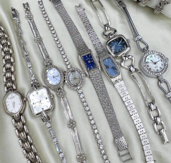 Mystery Vintage Womens Watch - Silver, Gold, Mixed Metal 