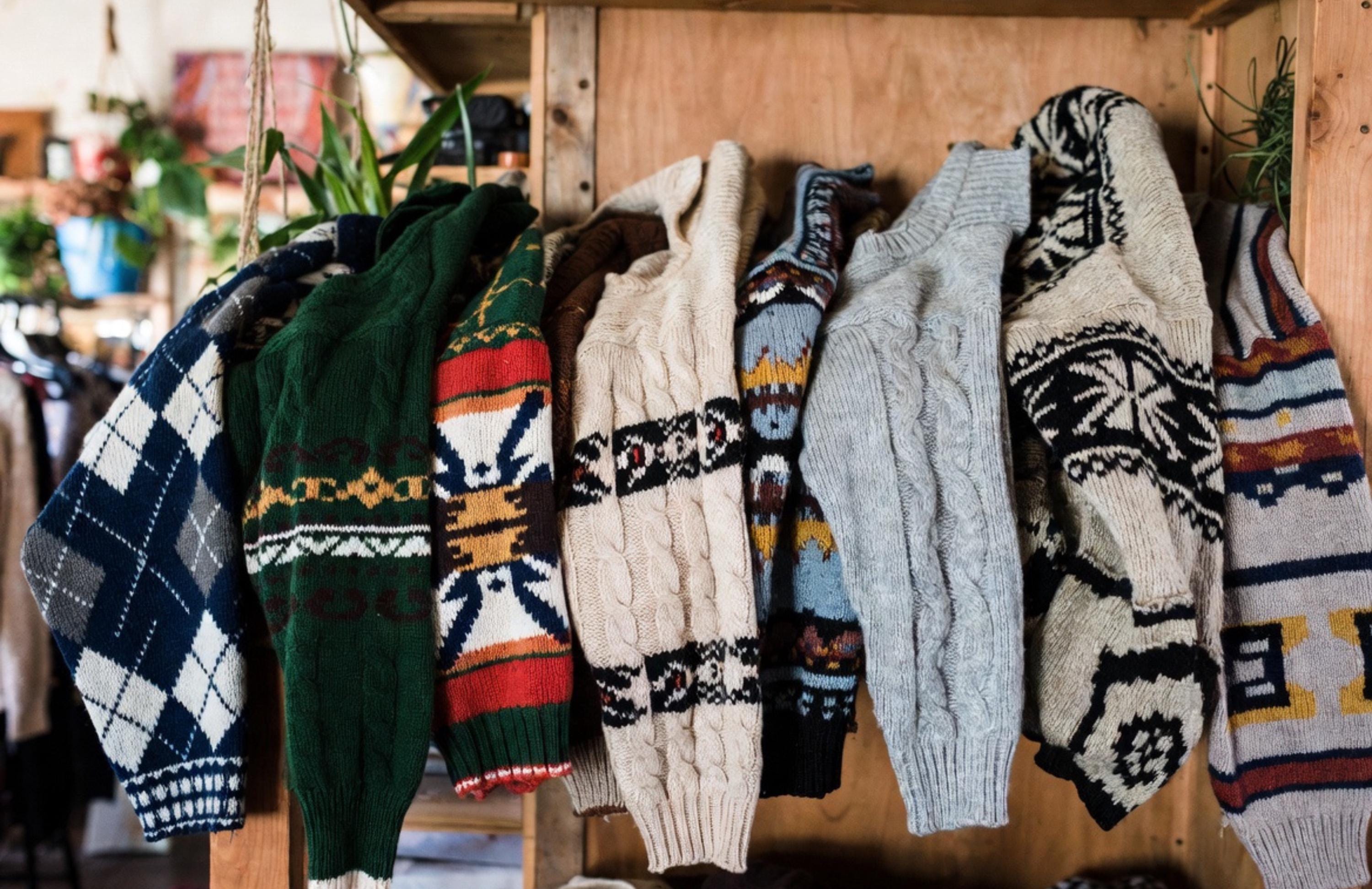 Vintage 90s 00s vintage wool retro knit 古着 y2k 90s Mystery Retro 