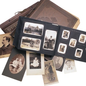 Lot de photographies anciennes mystères vintage (1-10) - des années 1800 au début des années 1900 - parfait pour les murs de galerie