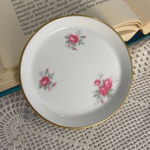 Piattini portaoggetti in porcellana fine Aristocrat England - Selezione floreale vintage - Elegante decorazione per il bagno - Scegli il tuo design