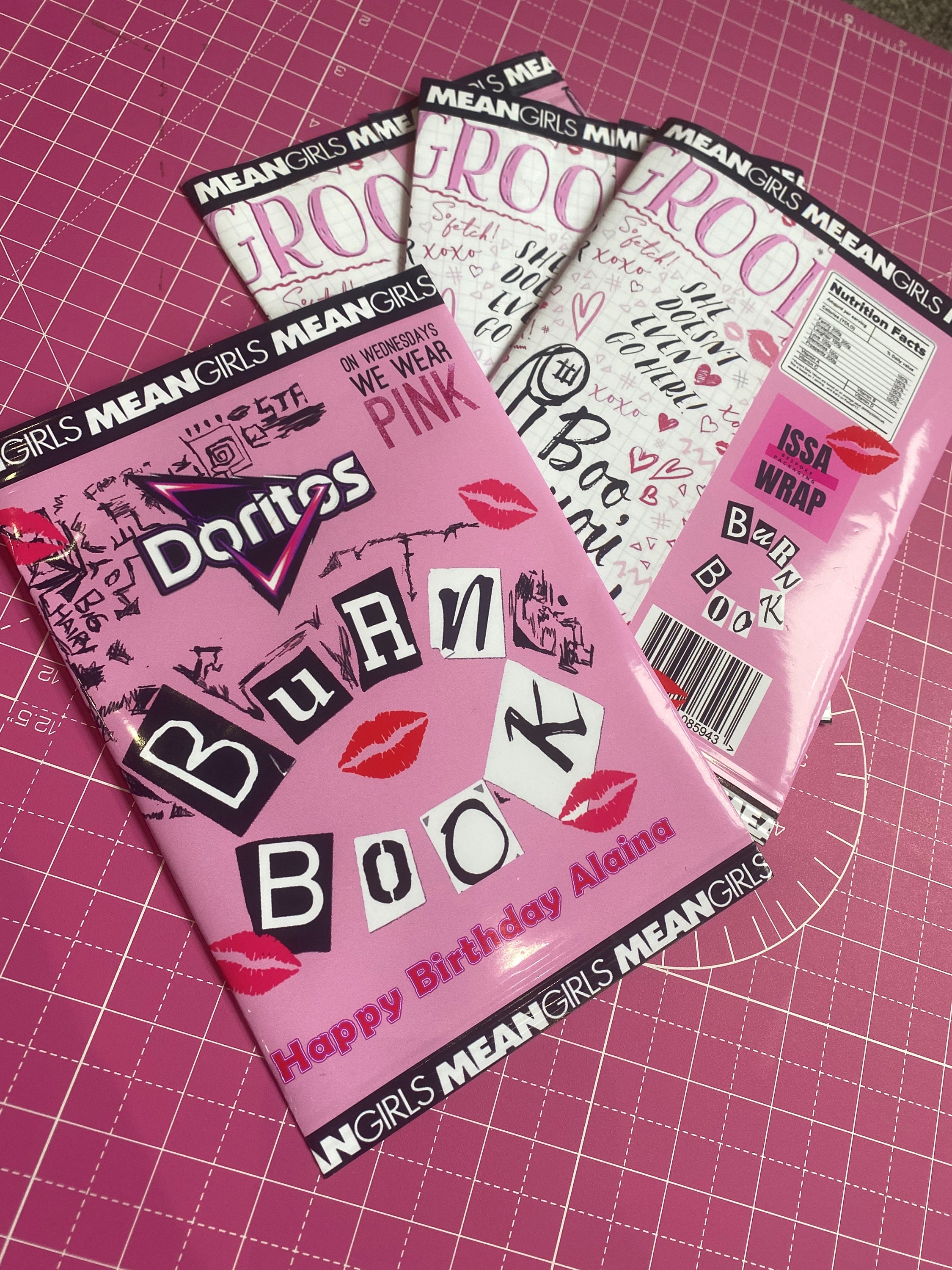 Mean Girls themed crisp/chip bag Etsy
