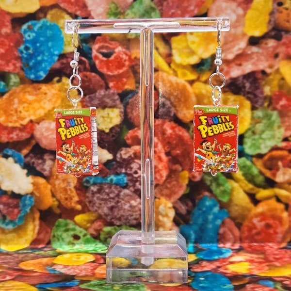 Fruity pebble earrings