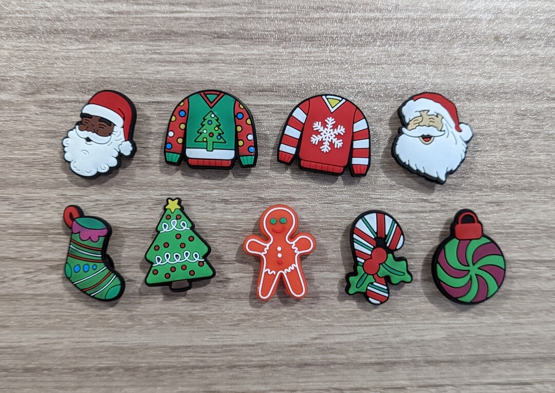 Christmas Shoe Charms Jibbitz Etsy