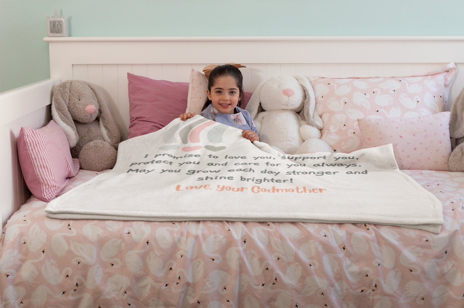 Personalized Goddaughter Blanket Goddaughter Gift From Etsy