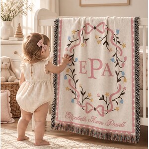 Pink Dior Blanket - Etsy