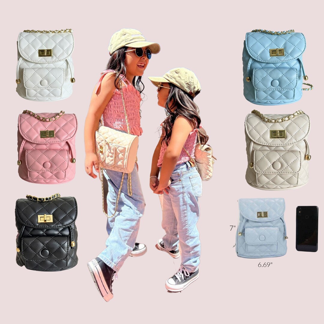 Little Girls Mini Backpack Toddler Crossbody Purse Etsy