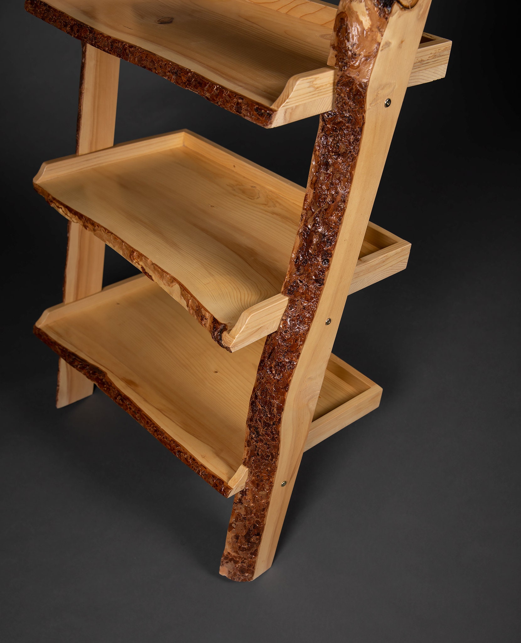 Hand Made Live Edge Ladder Etsy