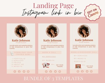 Linktree Template - Etsy