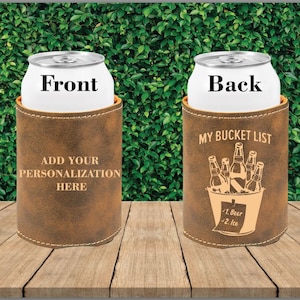 2 Sided Beer Saying Koozies, Personalized Koozies, Beer Inspired Gifts, Stocking Stuffers,