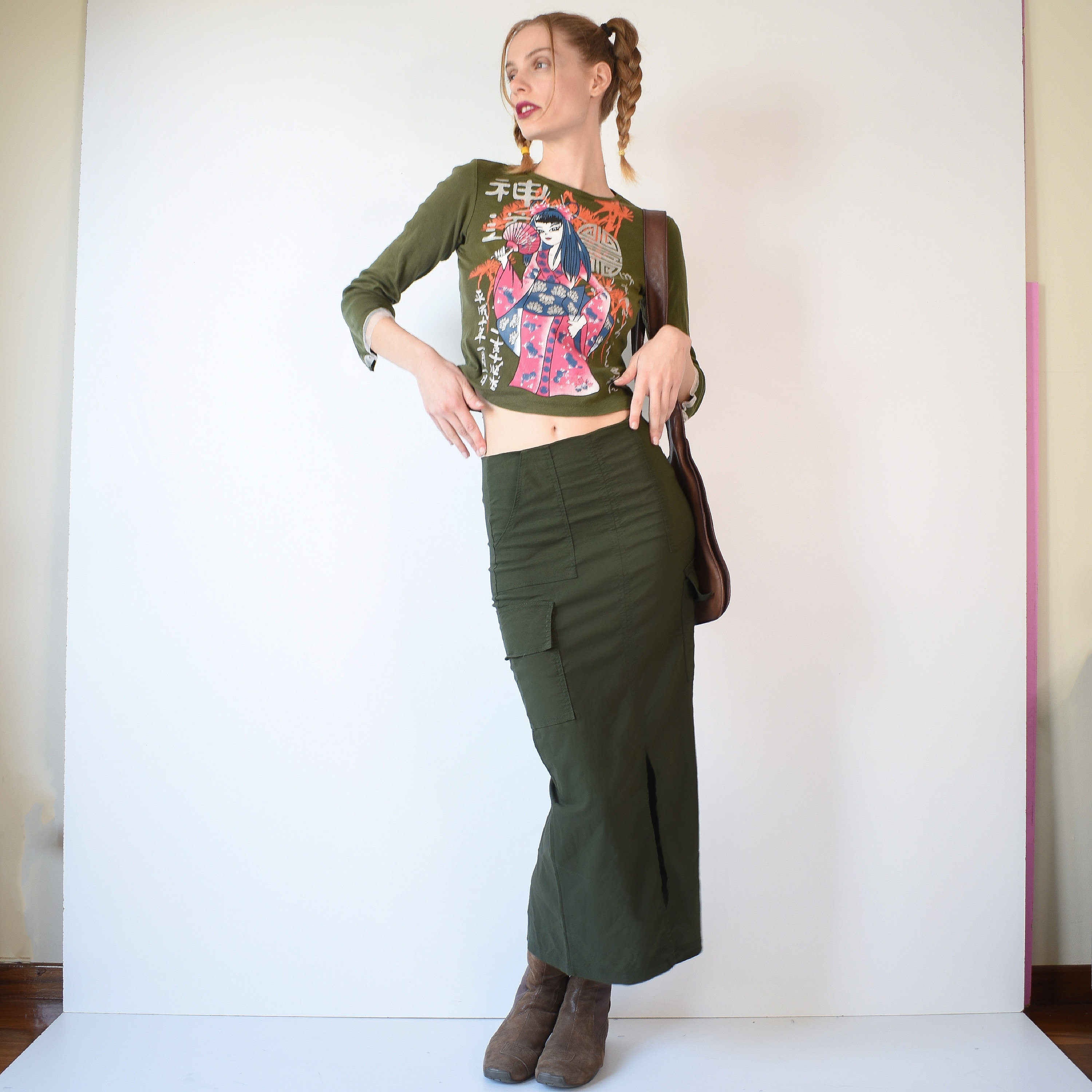 Irene Hollow Out Satin Skirt | ejequine.co.uk