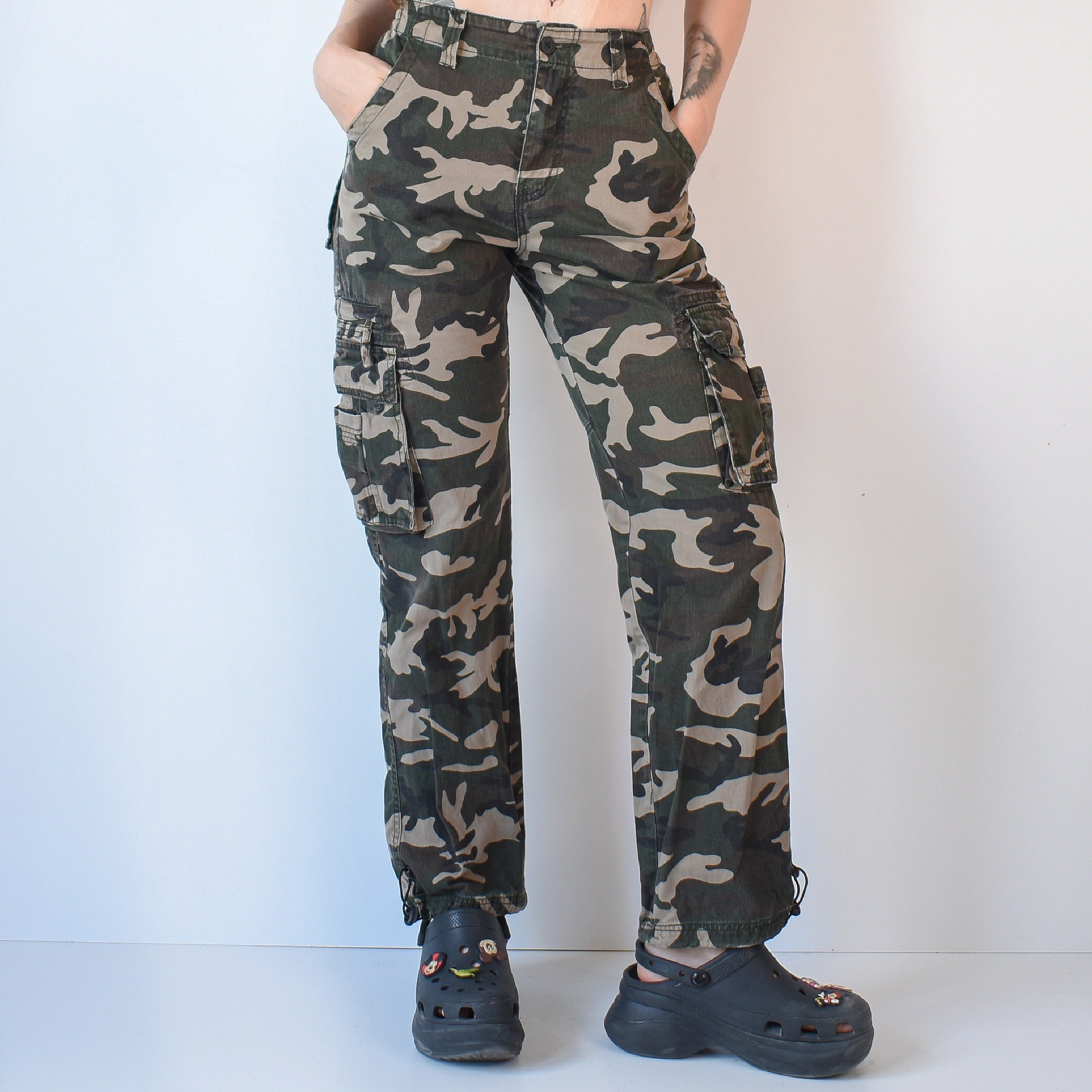 Camo Trousers  Womens Camo Print Trousers  boohoo UK