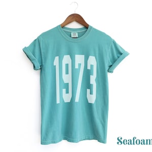 Comfort Colors 1973 Shirt Pro Choice Shirt Roe v Wade Shirt Womens Rights T-shirt Reproductive Rights Tee Abortion-rights Protest Shirt RBG